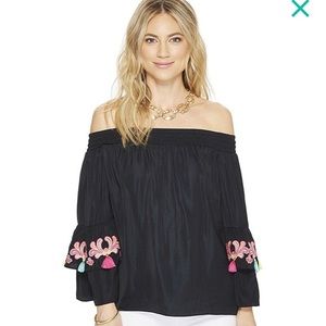 Lilly Pulitzer Off the Shoulder Top